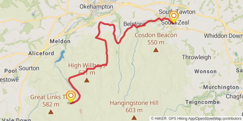 Mary Michael Pilgrims Way stage 14 Map