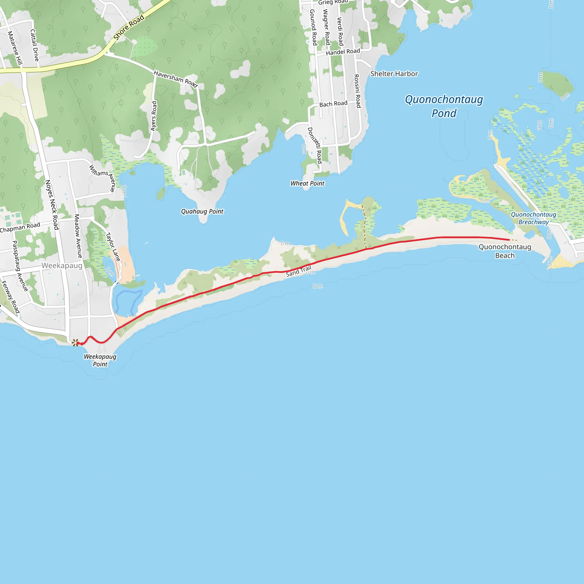 Sand Trail mobile static map