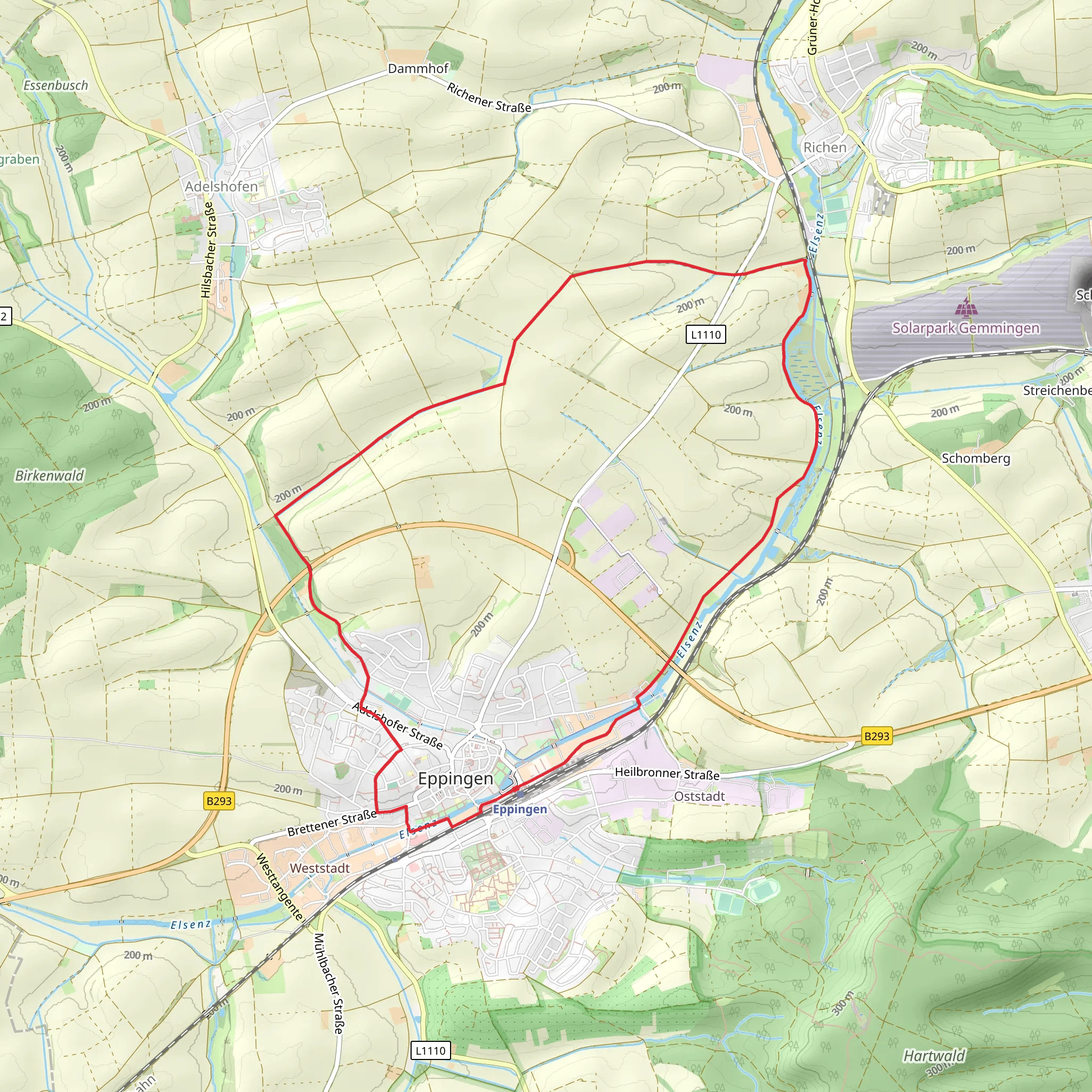 Eppingen Loop mobile static map