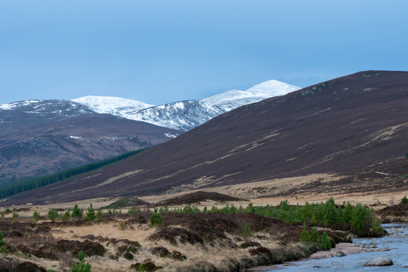 An image depicting the trail Derry Cairngorm and its surrounding area.