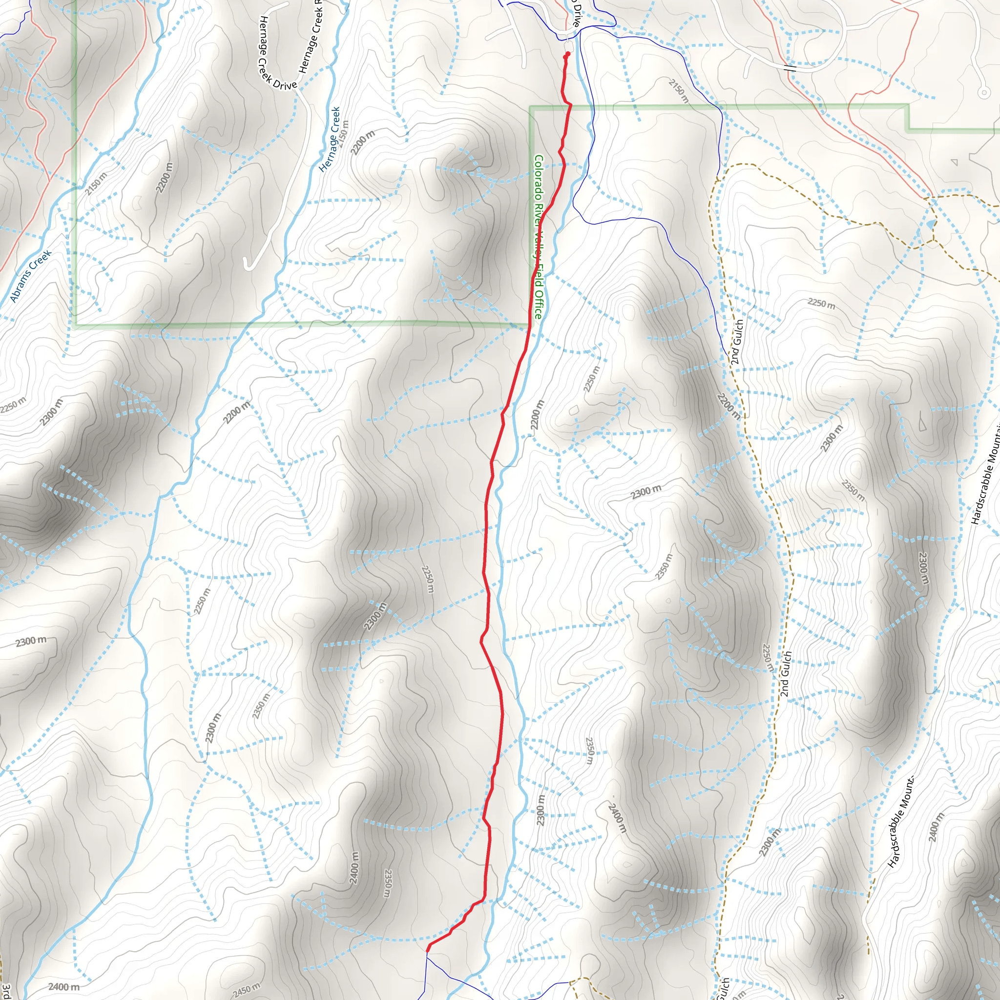 Third Gulch mobile static map