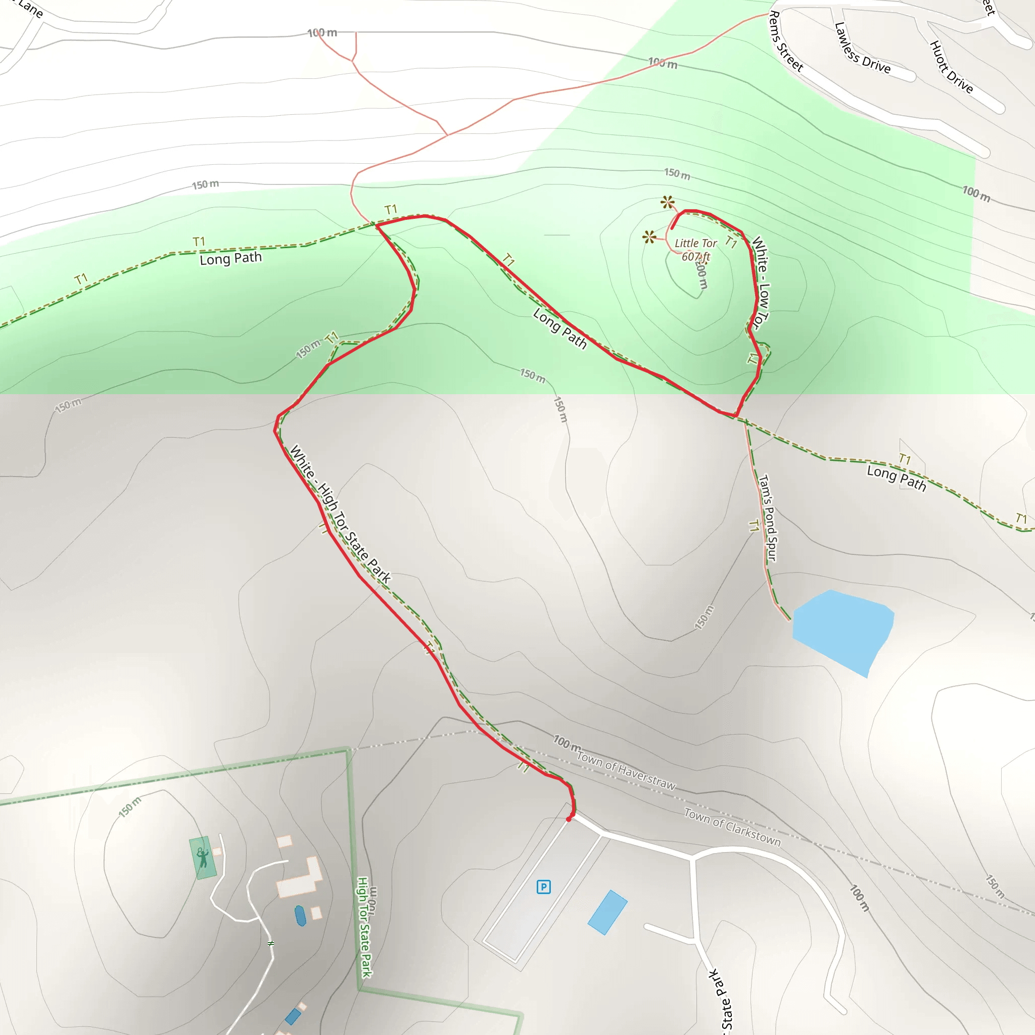 Little Tor mobile static map