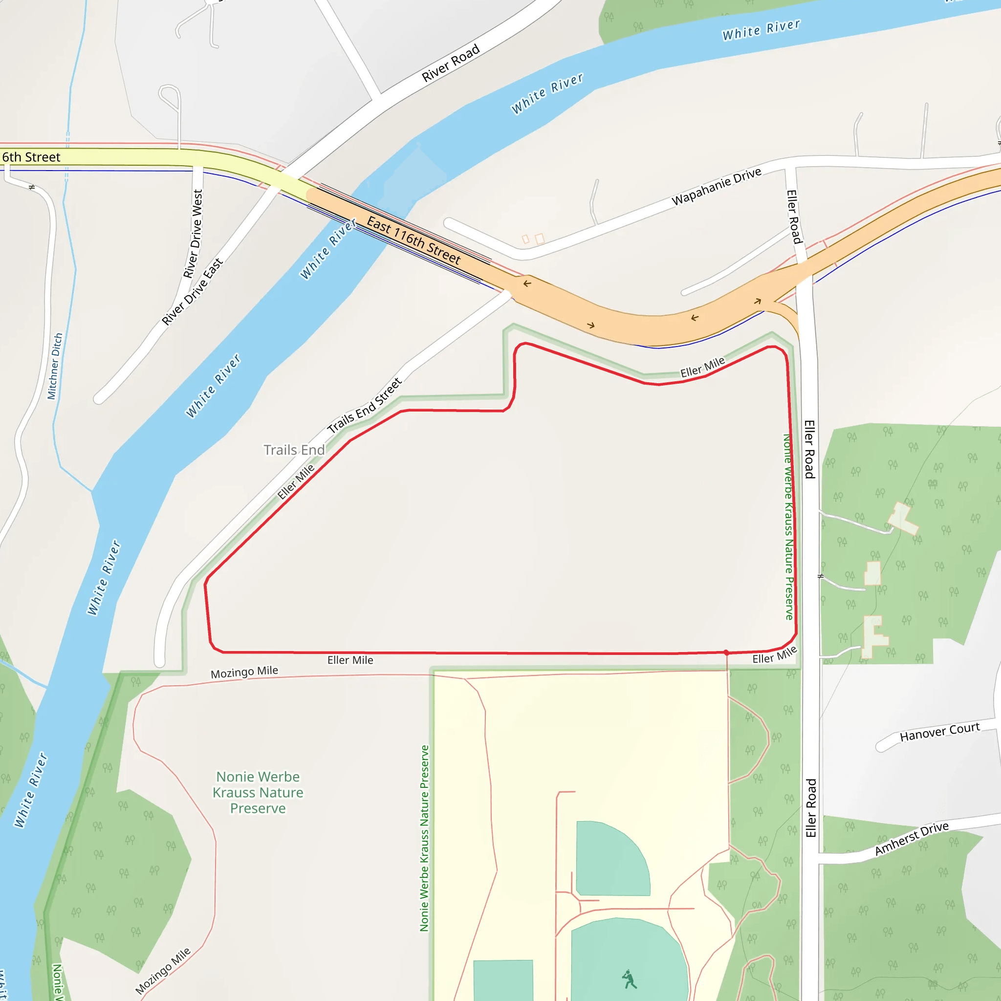 Eller Mile Loop mobile static map