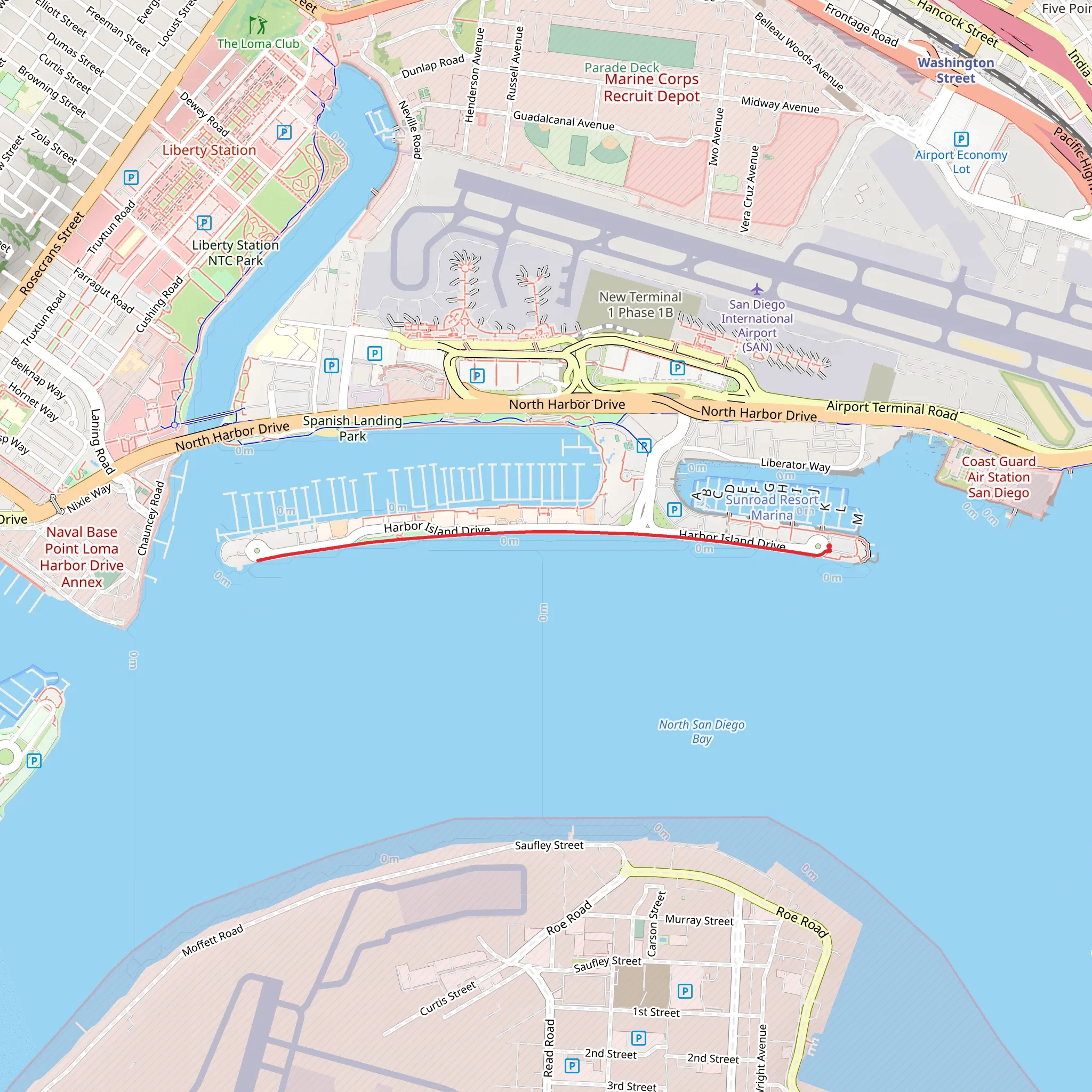 Harbor Island Park mobile static map