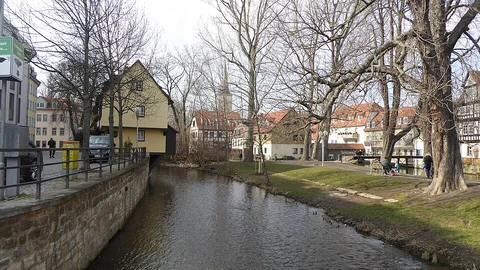 Gera via Erfurter Steigerwald - Gruener Balken and Jakobsweg Erfurt - Coburg