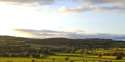 An image depicting the trail Borth to Devil's Bridge to Pontrhydfendigaid Trail and its surrounding area.