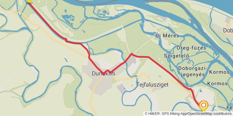 Sultans Trail stage 7 Map