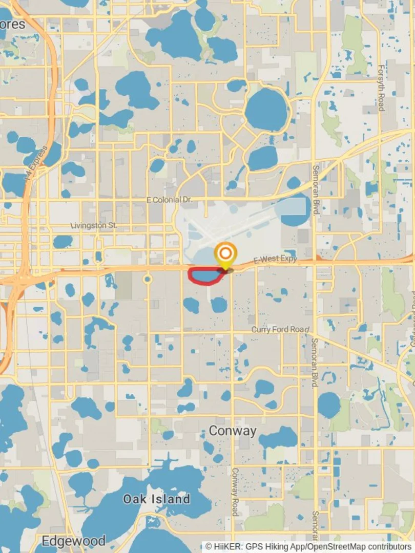 An image depicting the trail Lake Underhill Loop Path and its surrounding area.