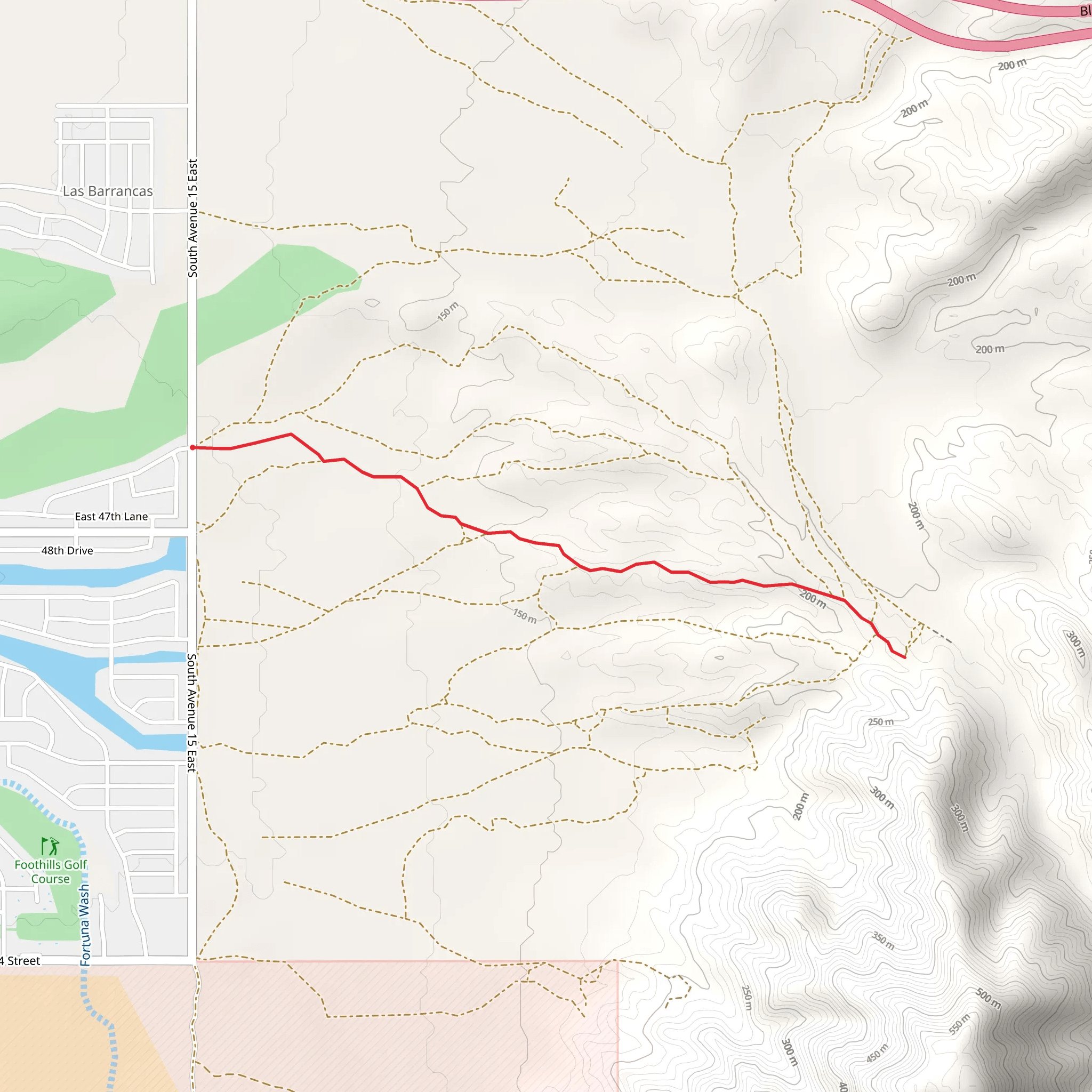South Avenue 15 East mobile static map