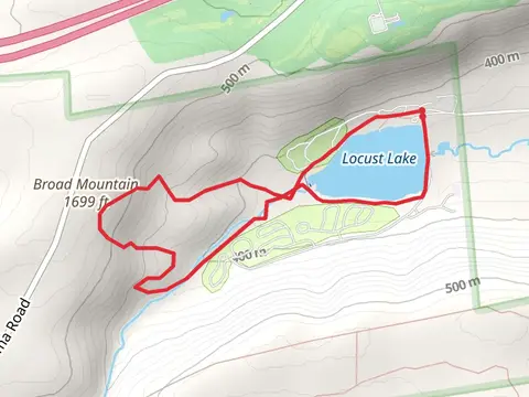 Locust Lake and Broad Mountain Loop