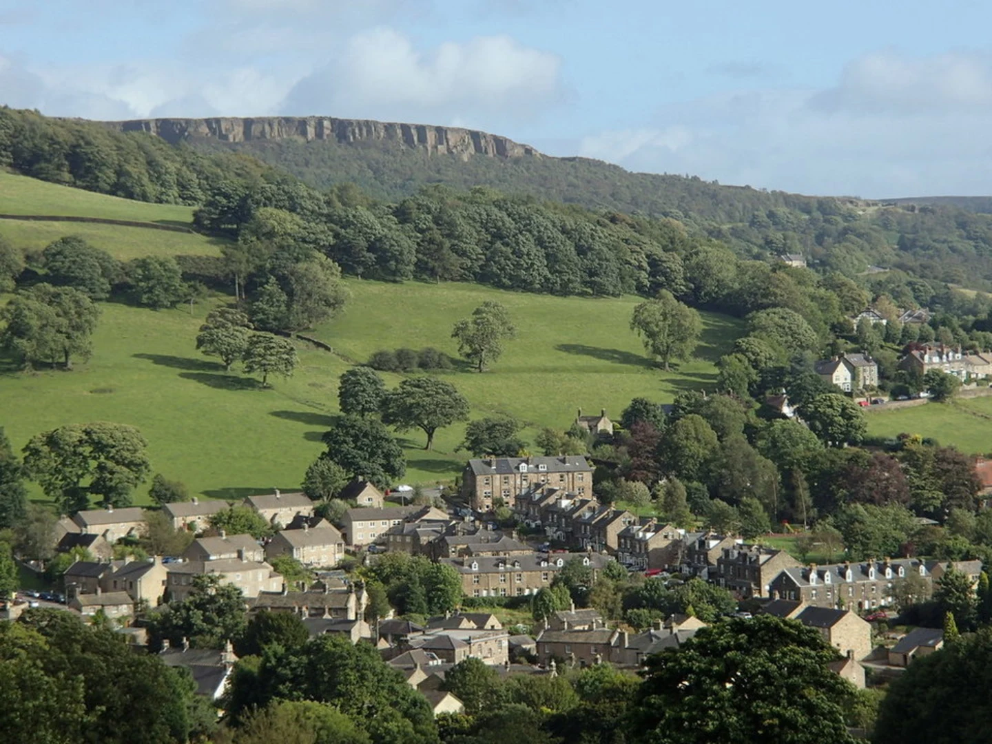 An image depicting the trail Hathersage and Stanage Edge Loop and its surrounding area.