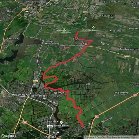 Schipbeek to t Meertje via De Poel and Mieuwijdt