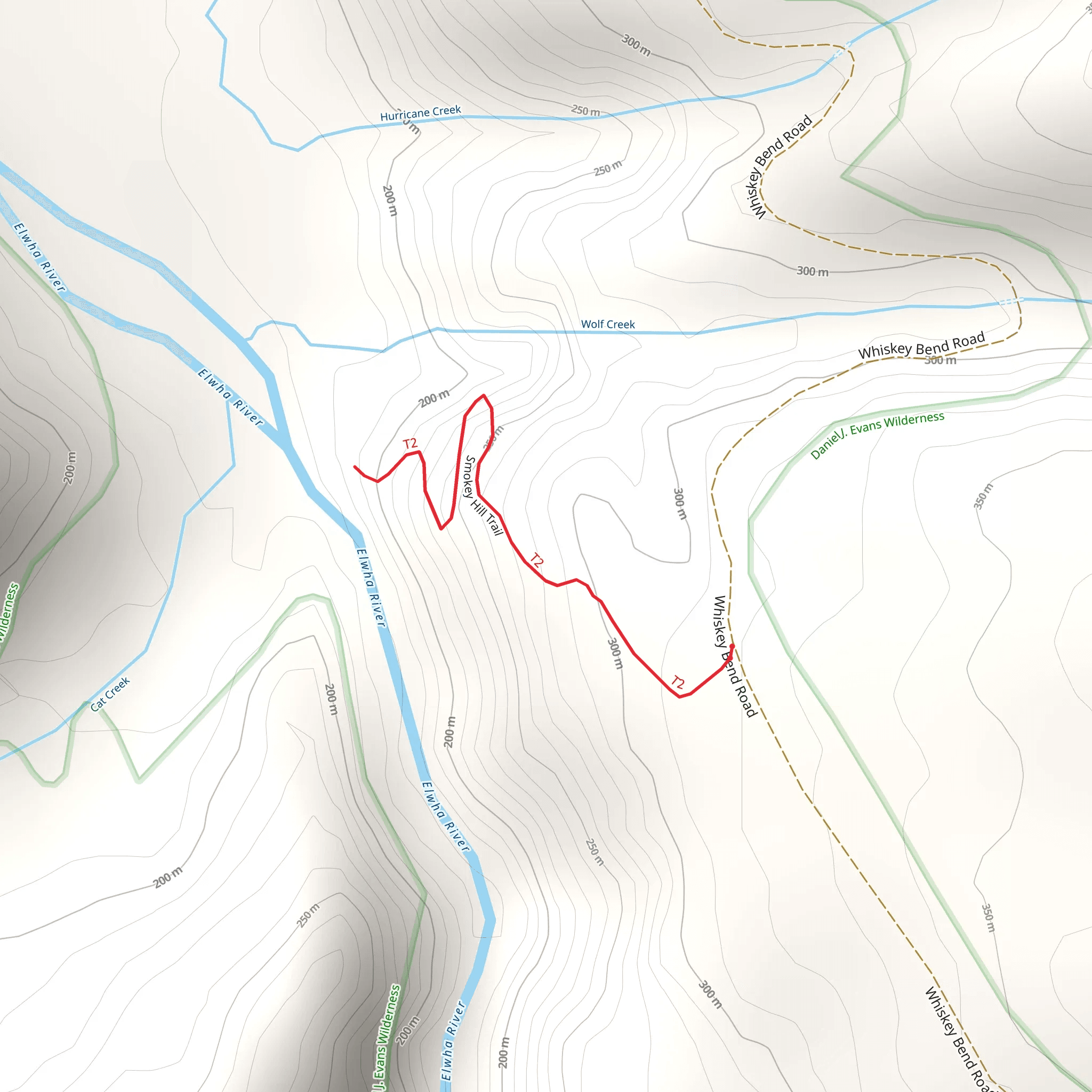 Upper Lake Mills Trail mobile static map