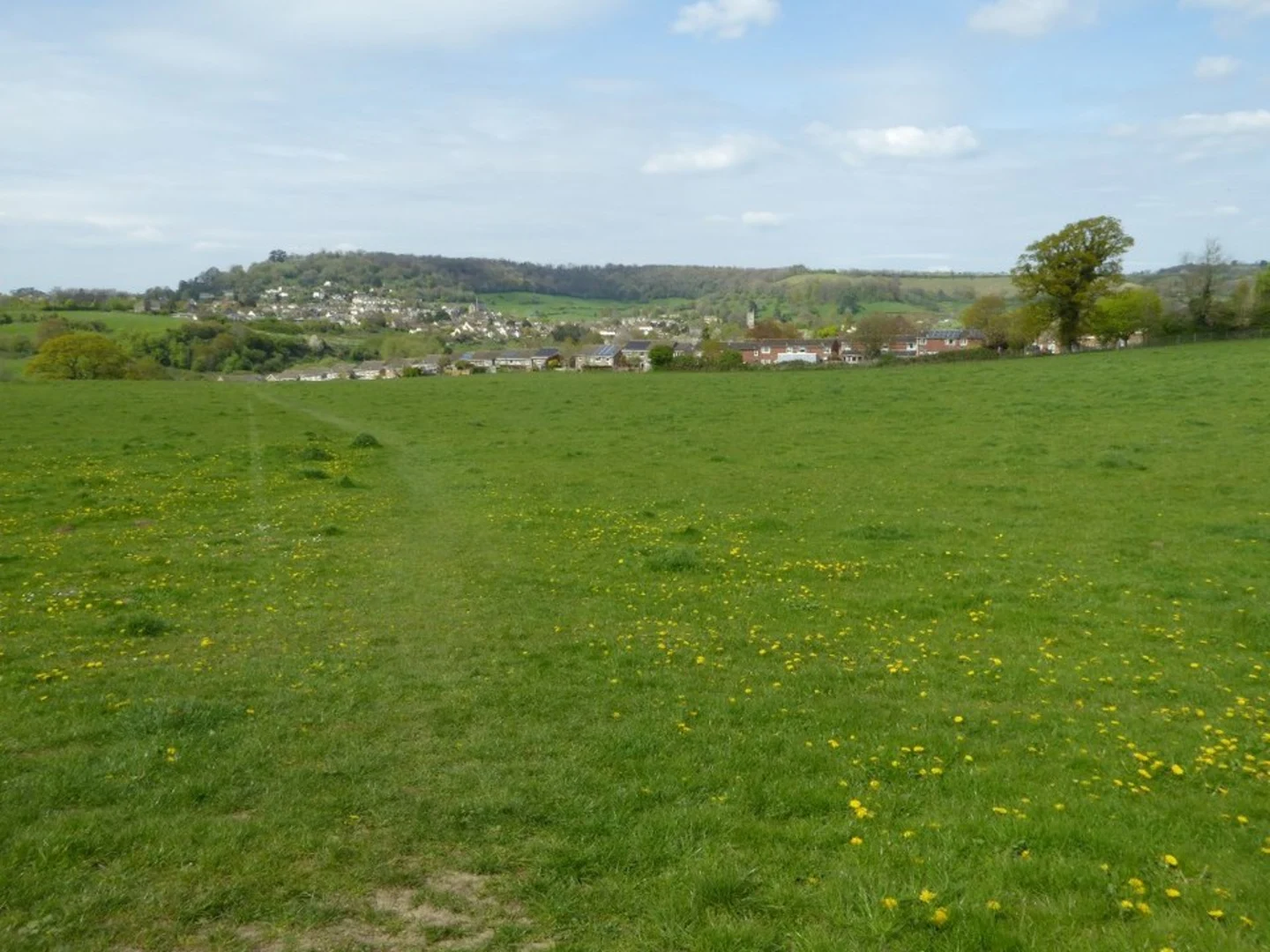 An image depicting the trail Circular via Brackenbury Ditches, Tyndale Monument & Westridge Woods and its surrounding area.