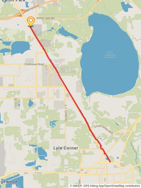 Fort Fraser Trail to Van Fleet Drive mobile static map