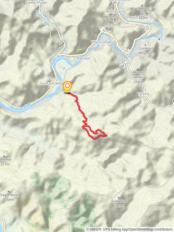 Upper Freezeout Road, Seven Springs and Blair Witch Loop Trail