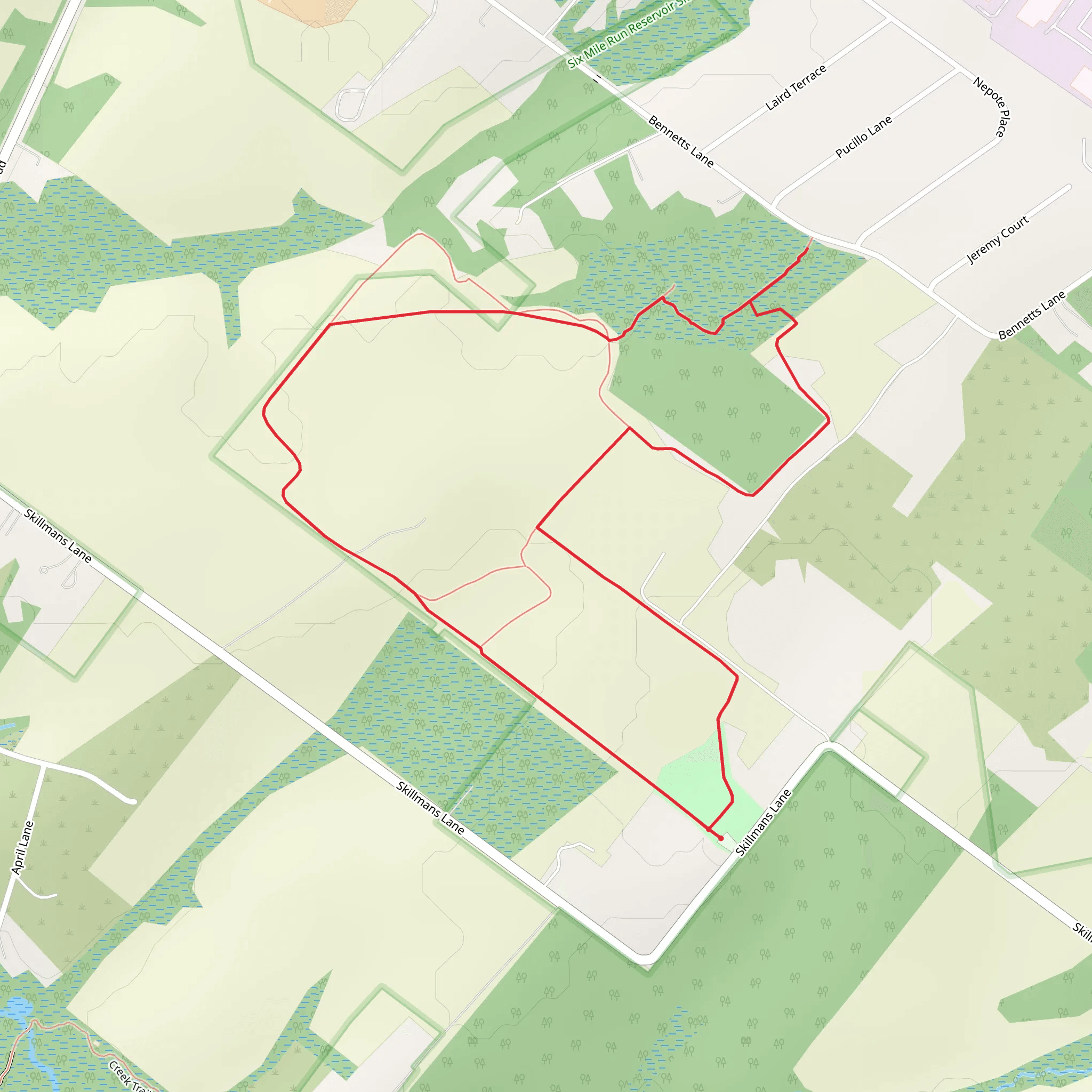 Negri Nepote Native Grassland Preserve Loop mobile static map
