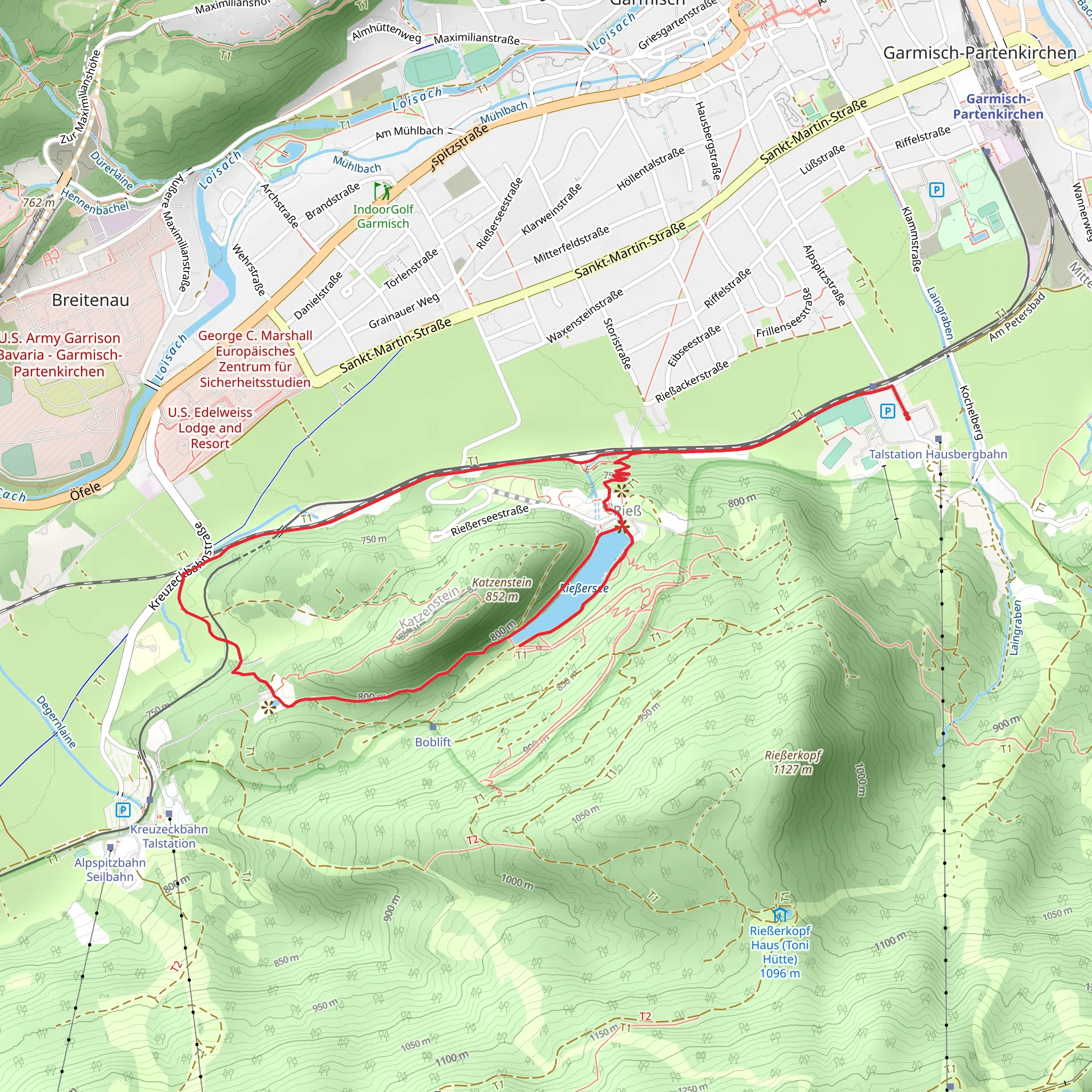 Rießersee mobile static map
