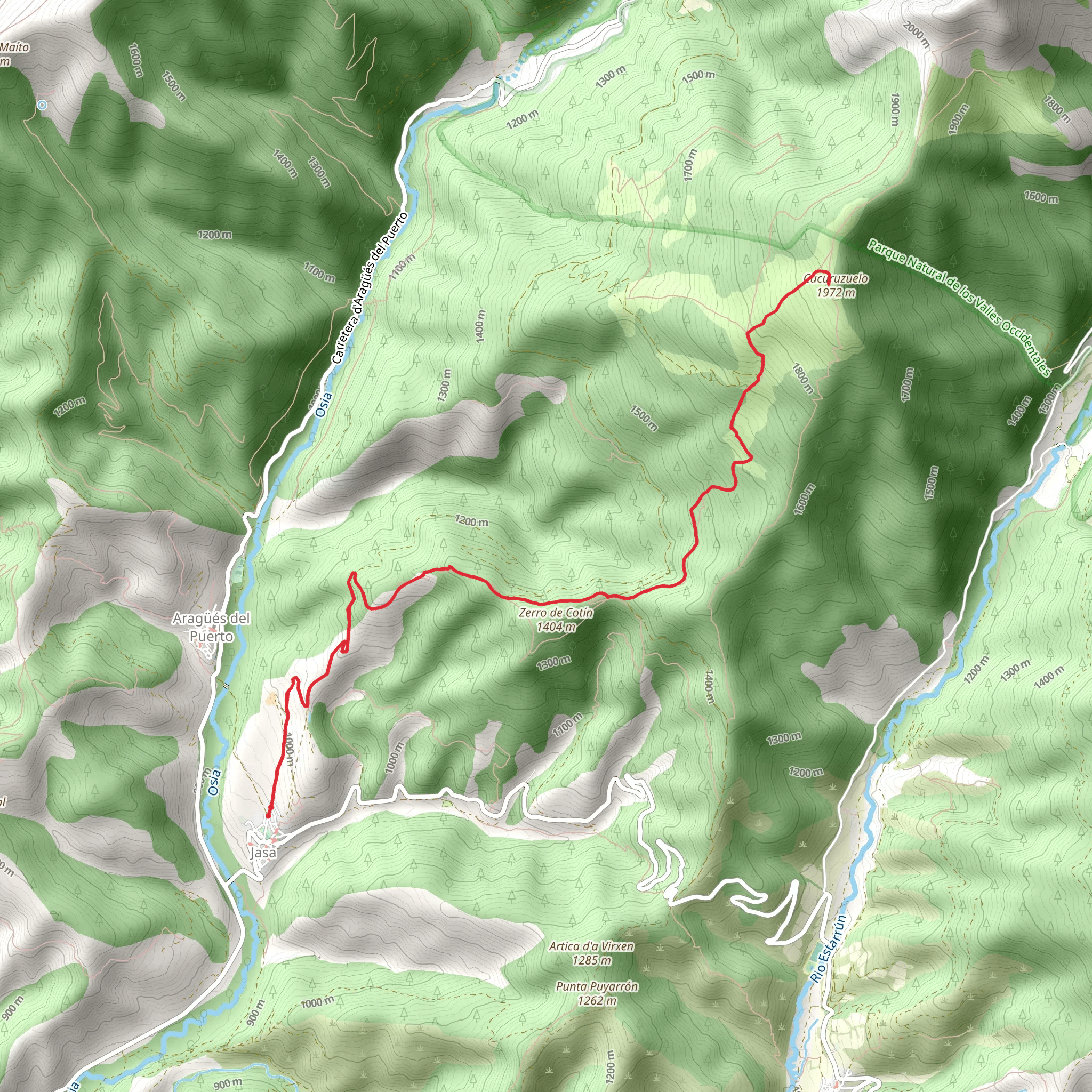Jasa - Cucuruzuelo Peak PR HU 156 mobile static map