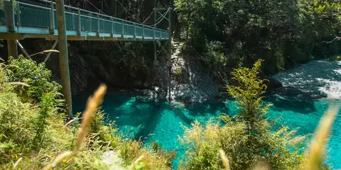 An image depicting the trail Blue Valley Track and its surrounding area.