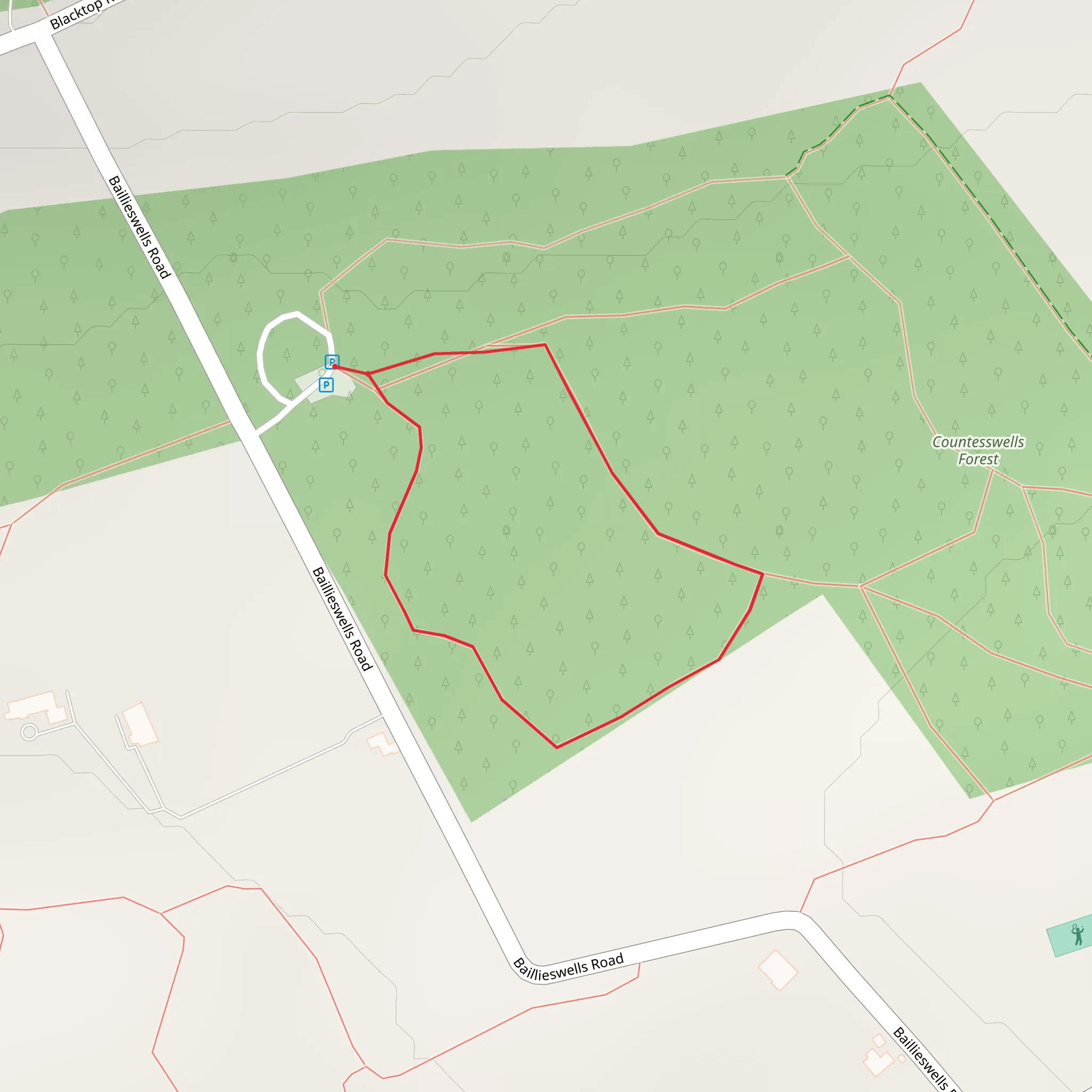 Warblers' Trail mobile static map