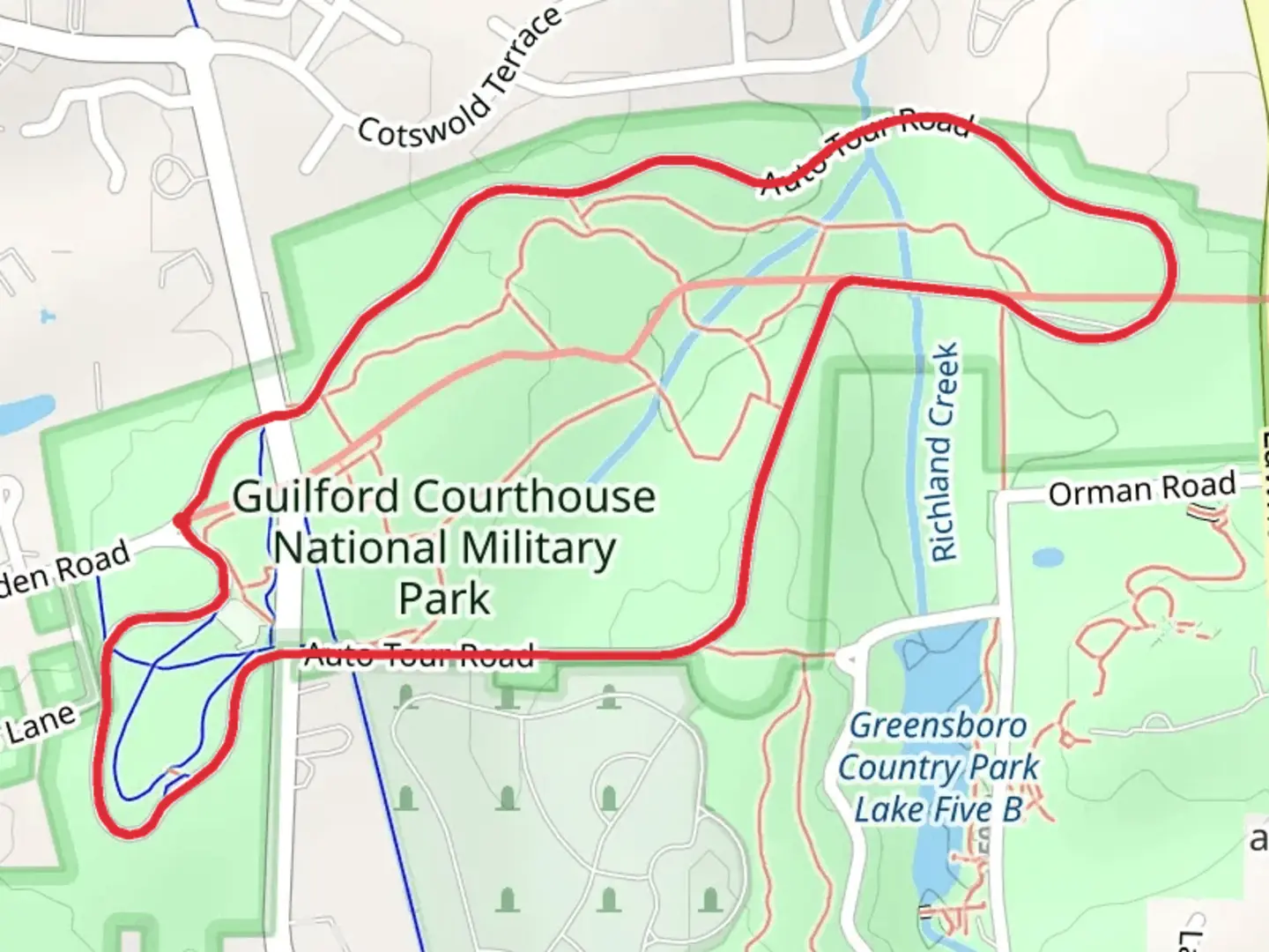 An image depicting the trail Auto-Tour Road and its surrounding area.