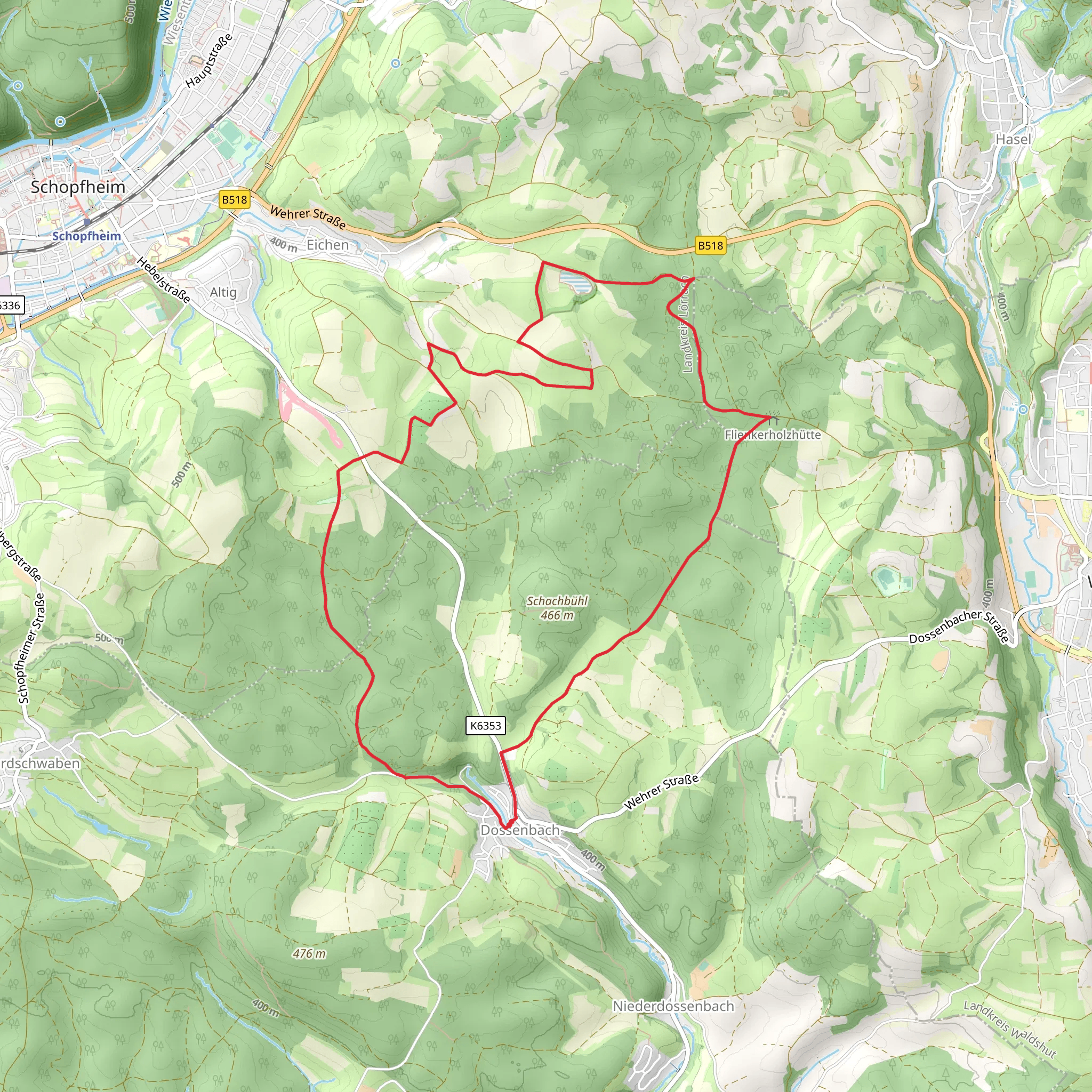 Eichener See via Main Neckar Rhein Weg and Kessel Engelsgrund mobile static map