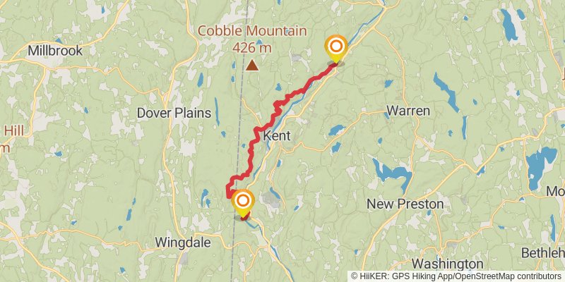 Appalachian Trail stage 144 Map