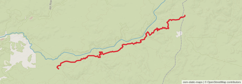 Te Araroa Trail stage 53 Map