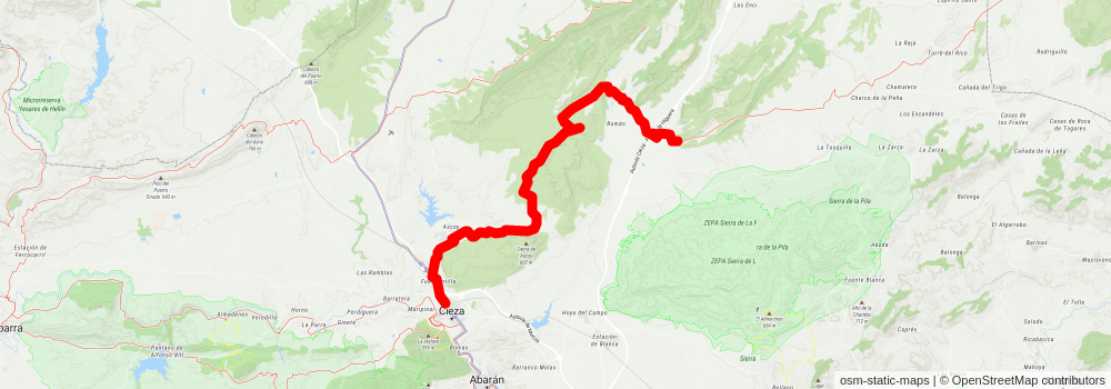 GR 7 - Andalucia stage 4 Map