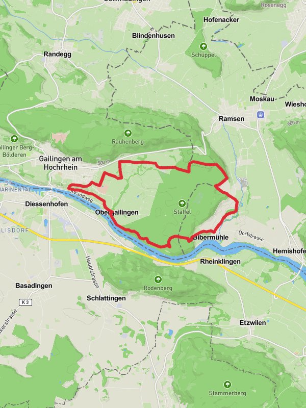 Obergailingen and Staffel Loop via Großer Staffelrundweg