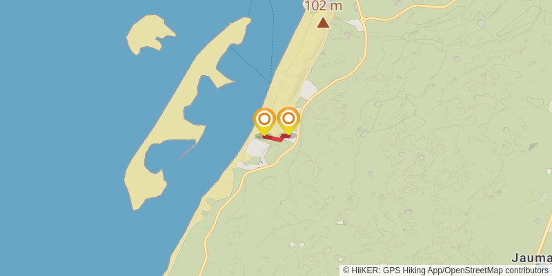 Dune Du Pilat spur 1 Map