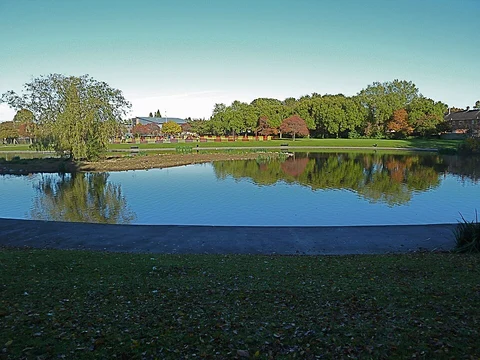 An image depicting the trail Painswick Park to Kirkup Gardens Walk and its surrounding area.