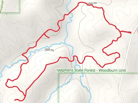 Buck Stop Camp and Bottom Oak Camp Loop via Pine Ridge Trail and Rock Crossing Trail