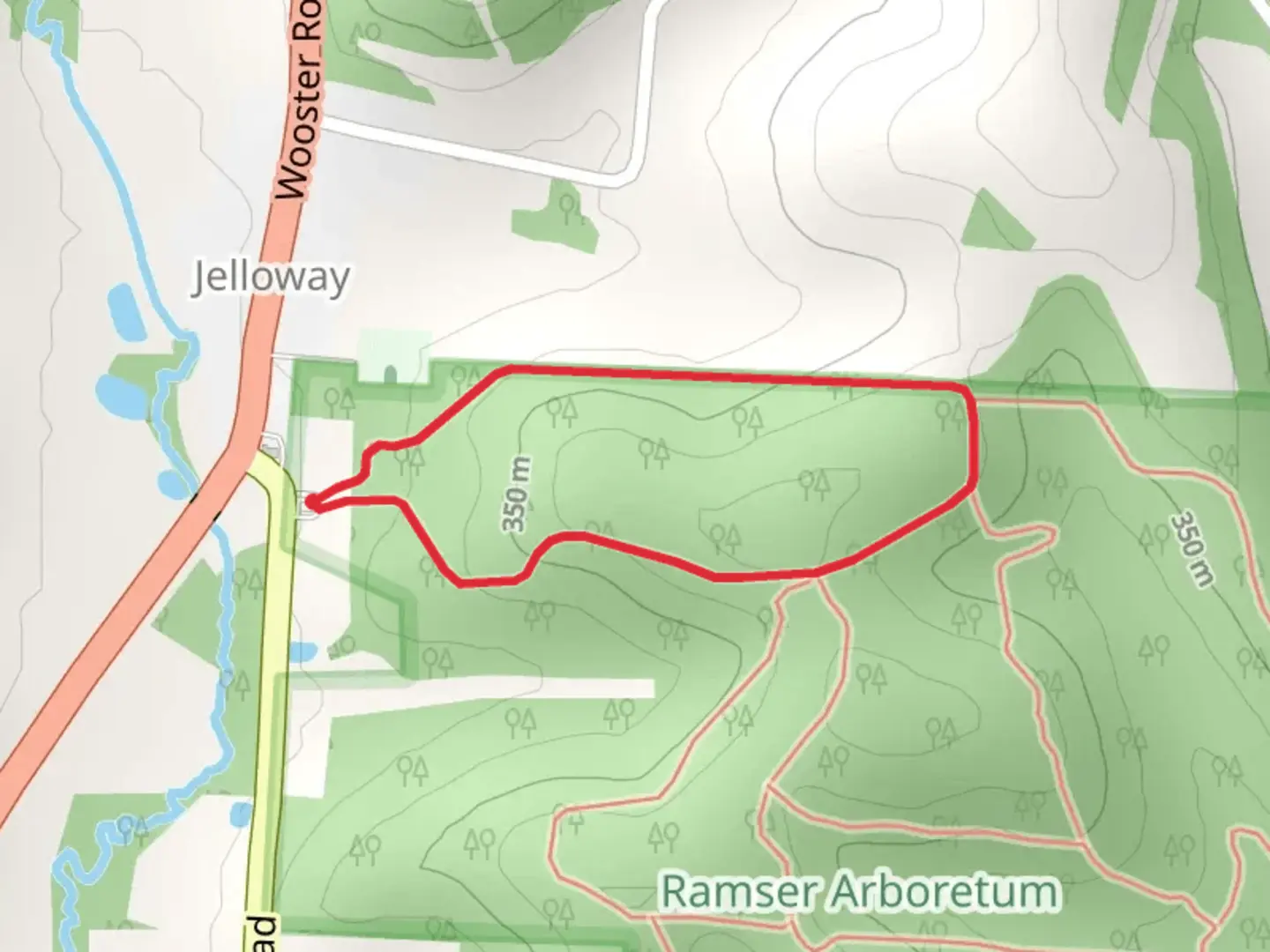 An image depicting the trail Oak Loop Trail and its surrounding area.