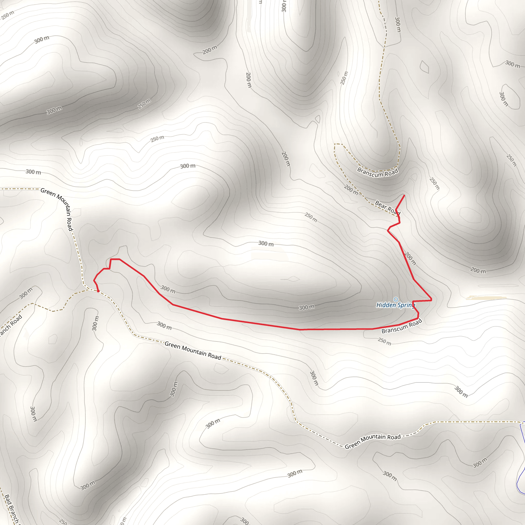 Hidden Spring - Livington mobile static map
