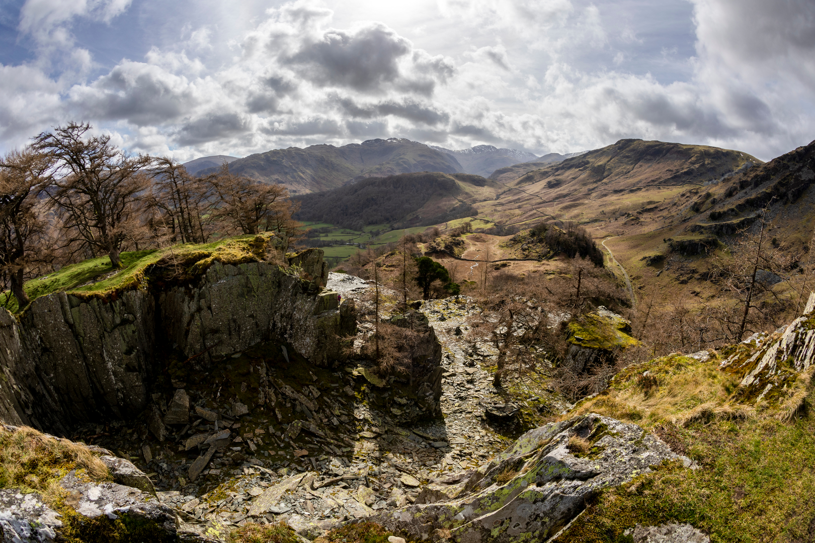 An image depicting the trail Thorneythwaite Picnic and Waterfall Walk and its surrounding area.