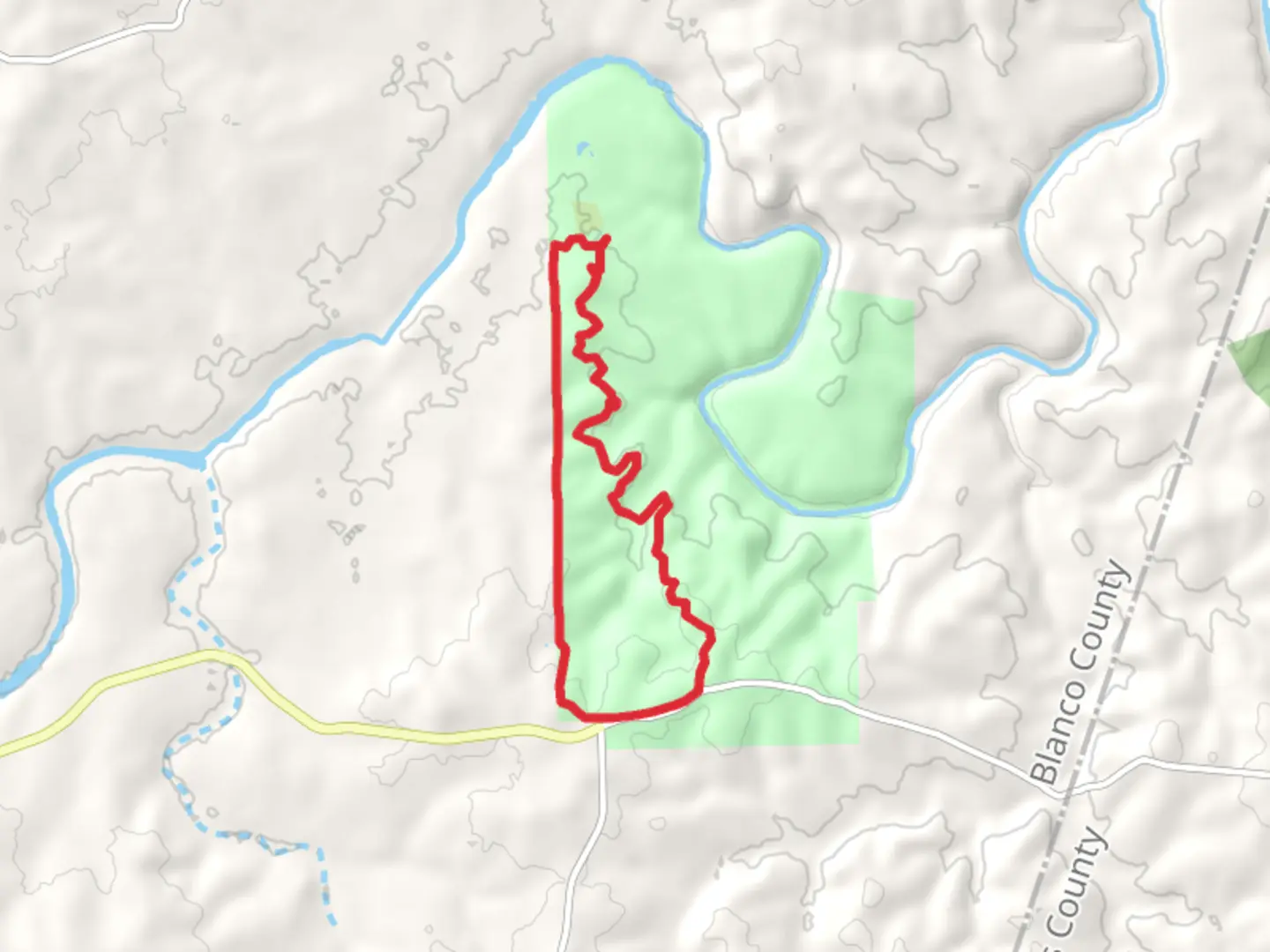 An image depicting the trail South Loop Equestrian Trail and its surrounding area.