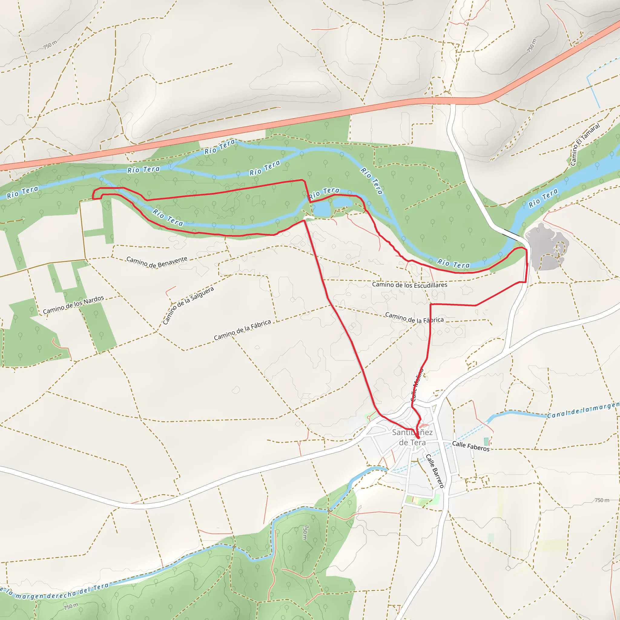 Santibañesa Ribera del Tera SL ZA 6 mobile static map