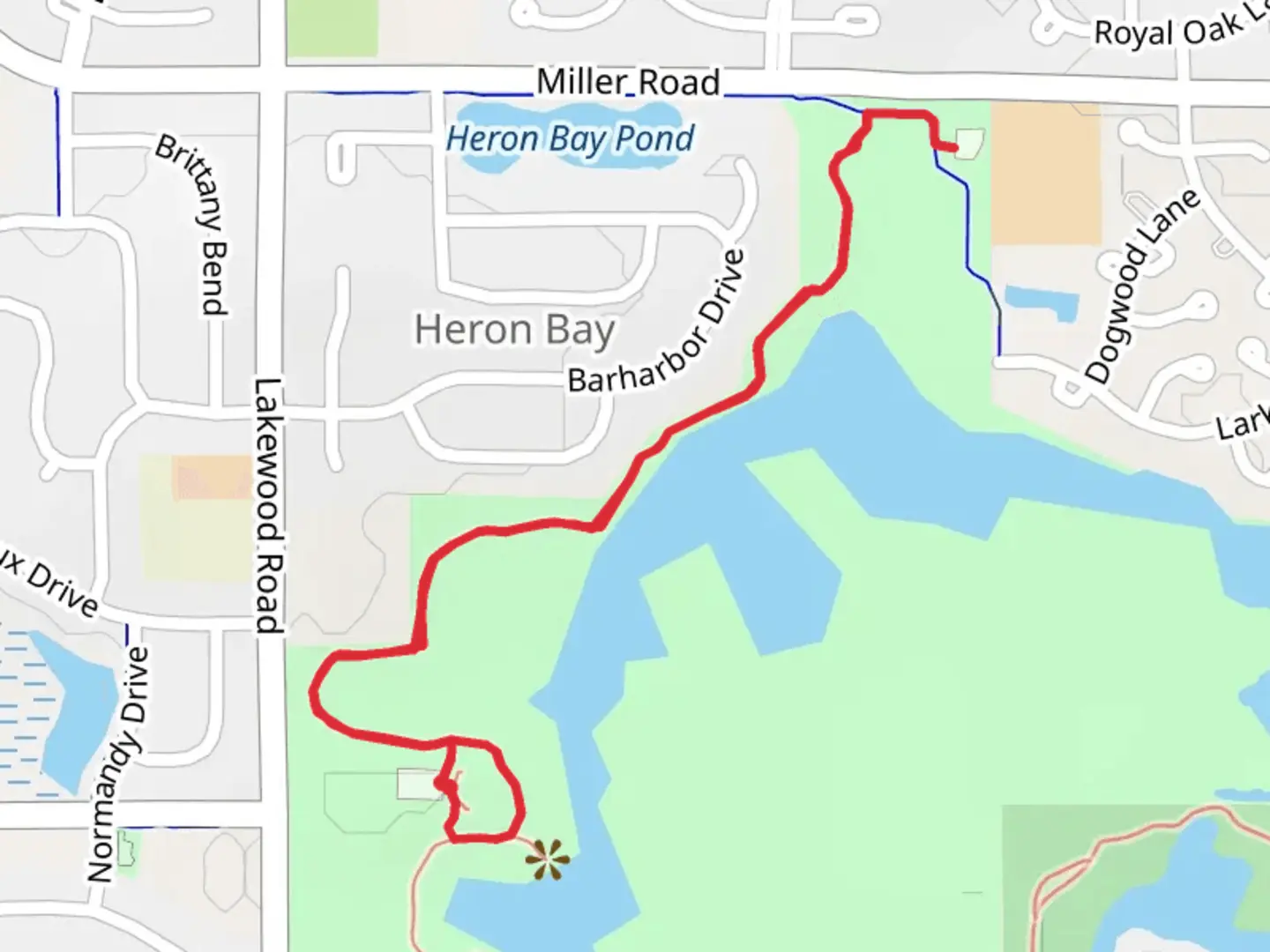An image depicting the trail Peter J Exner Marsh Conservation Area Walk and its surrounding area.