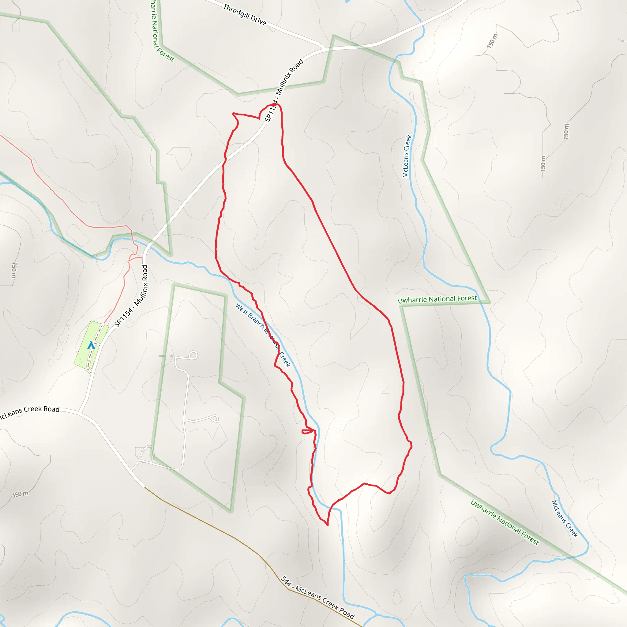 Helens Loop Trail mobile static map