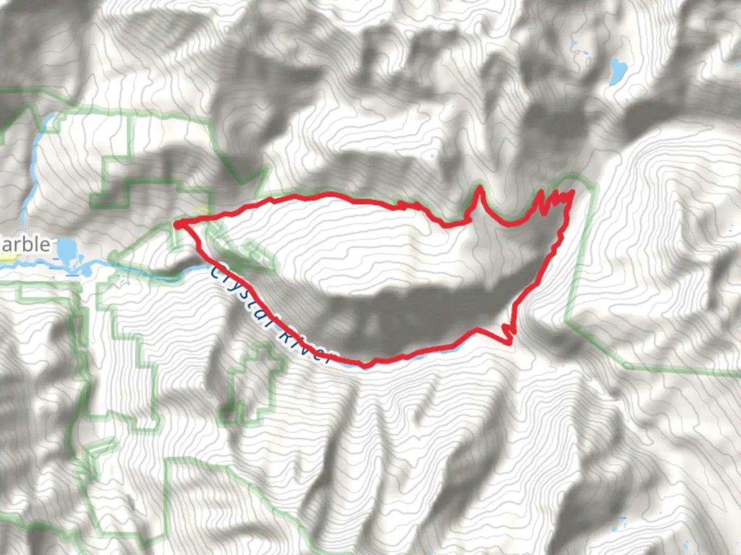 An image depicting the trail American Discovery and Lost Trail Loop Trail and its surrounding area.