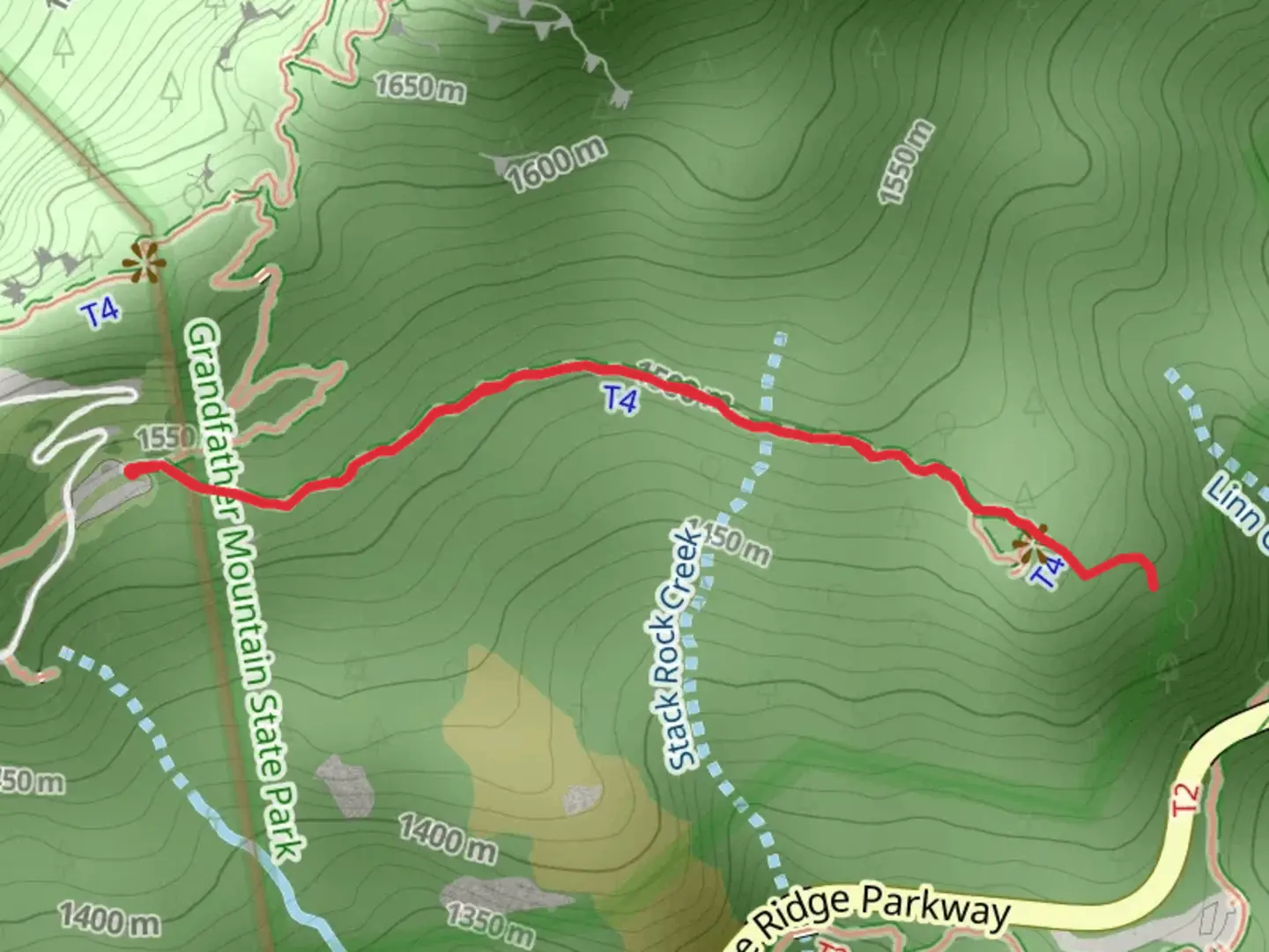 An image depicting the trail Black Rock Trail and its surrounding area.