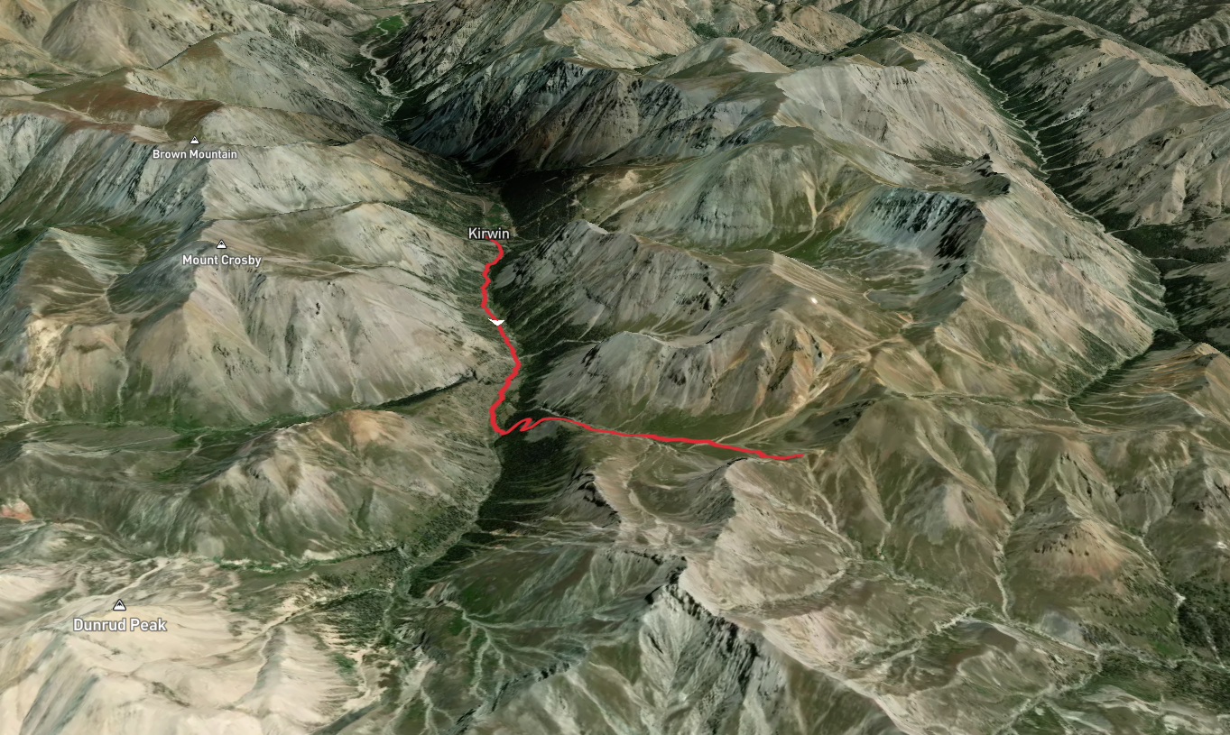 East Fork Pass via Bear Creek Trail