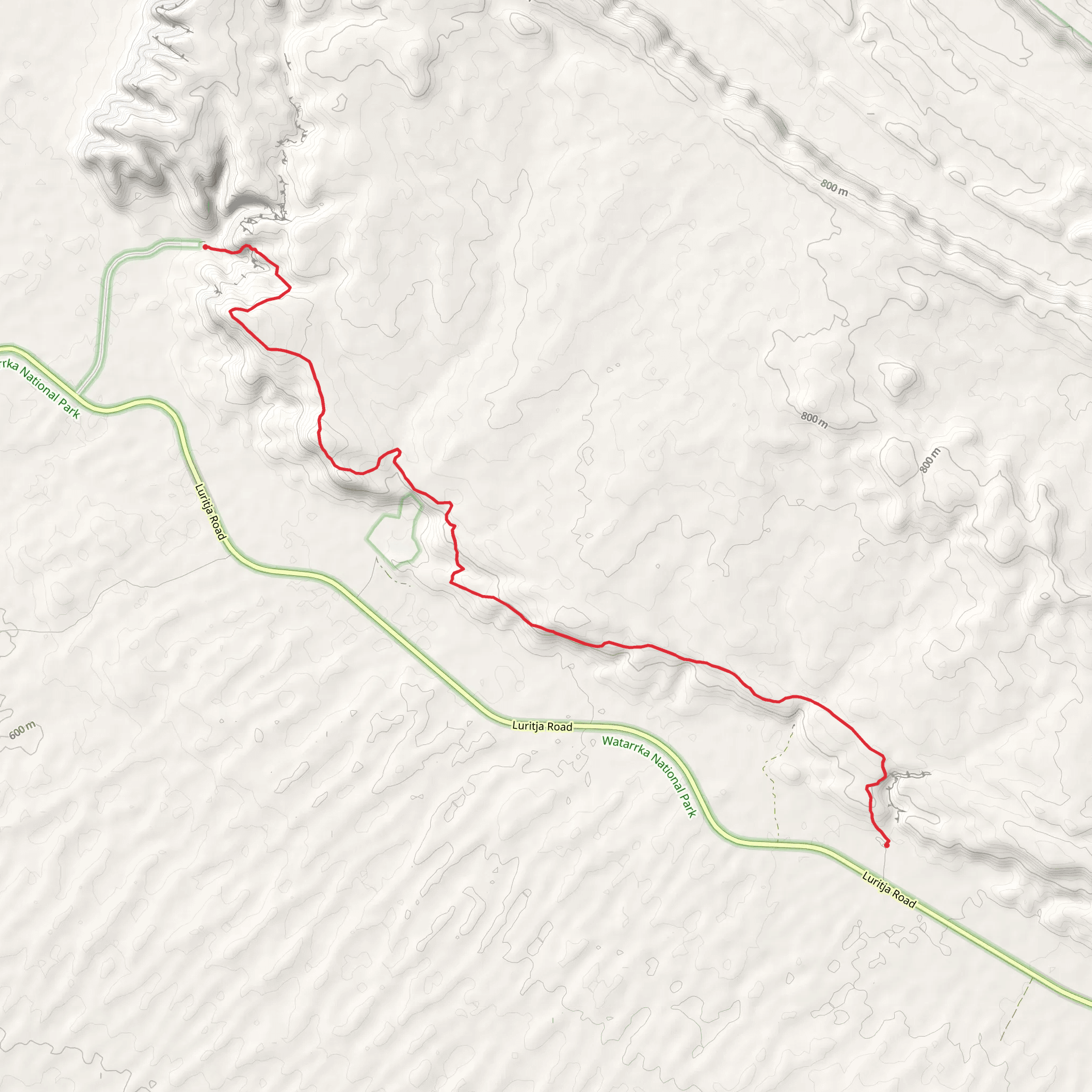 Giles Track mobile static map