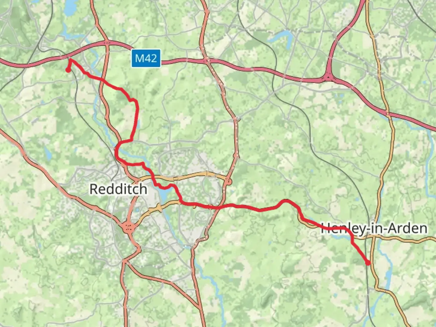 An image depicting the trail Alvechurch to Wootton Wawen Walk and its surrounding area.