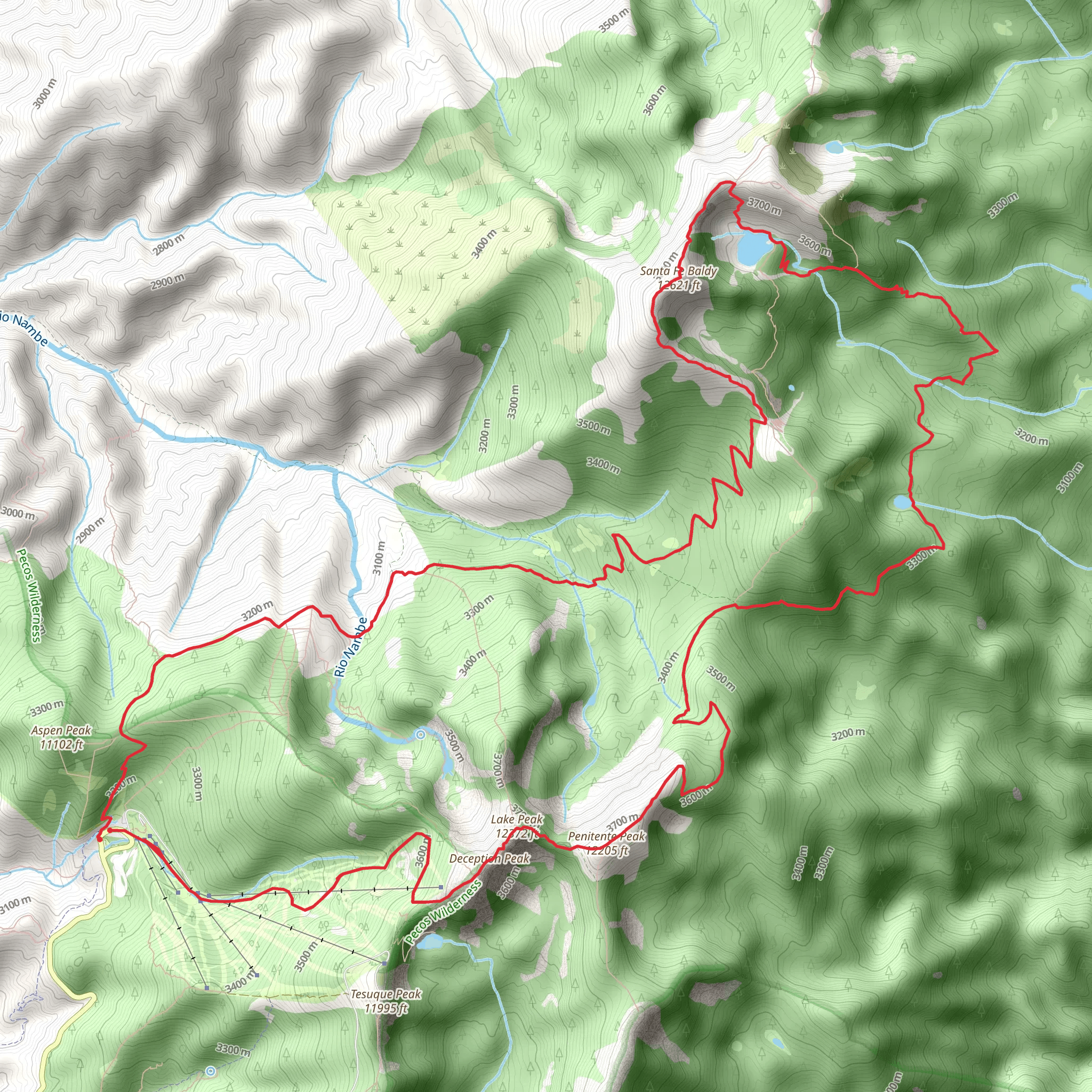 Santa Fe Badly Loop mobile static map