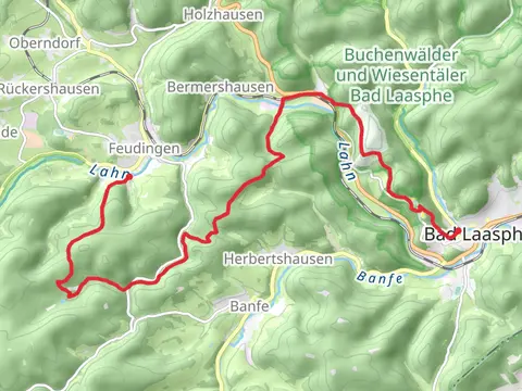 Feudingen to Bad Laasphe Walk