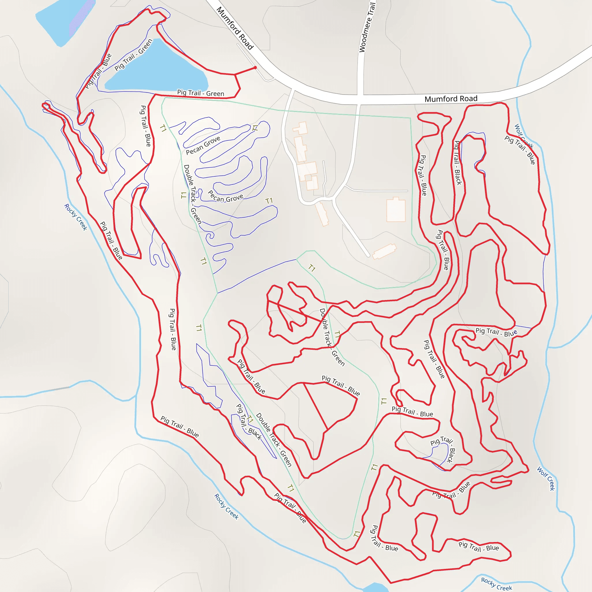 Pig Loop Trail mobile static map