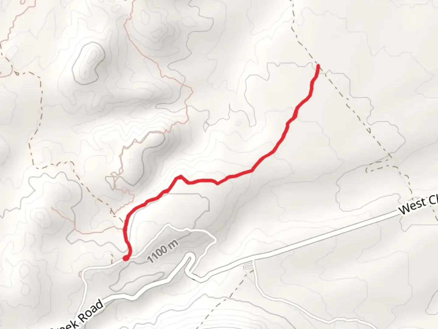 An image depicting the trail Underhill Trail and its surrounding area.